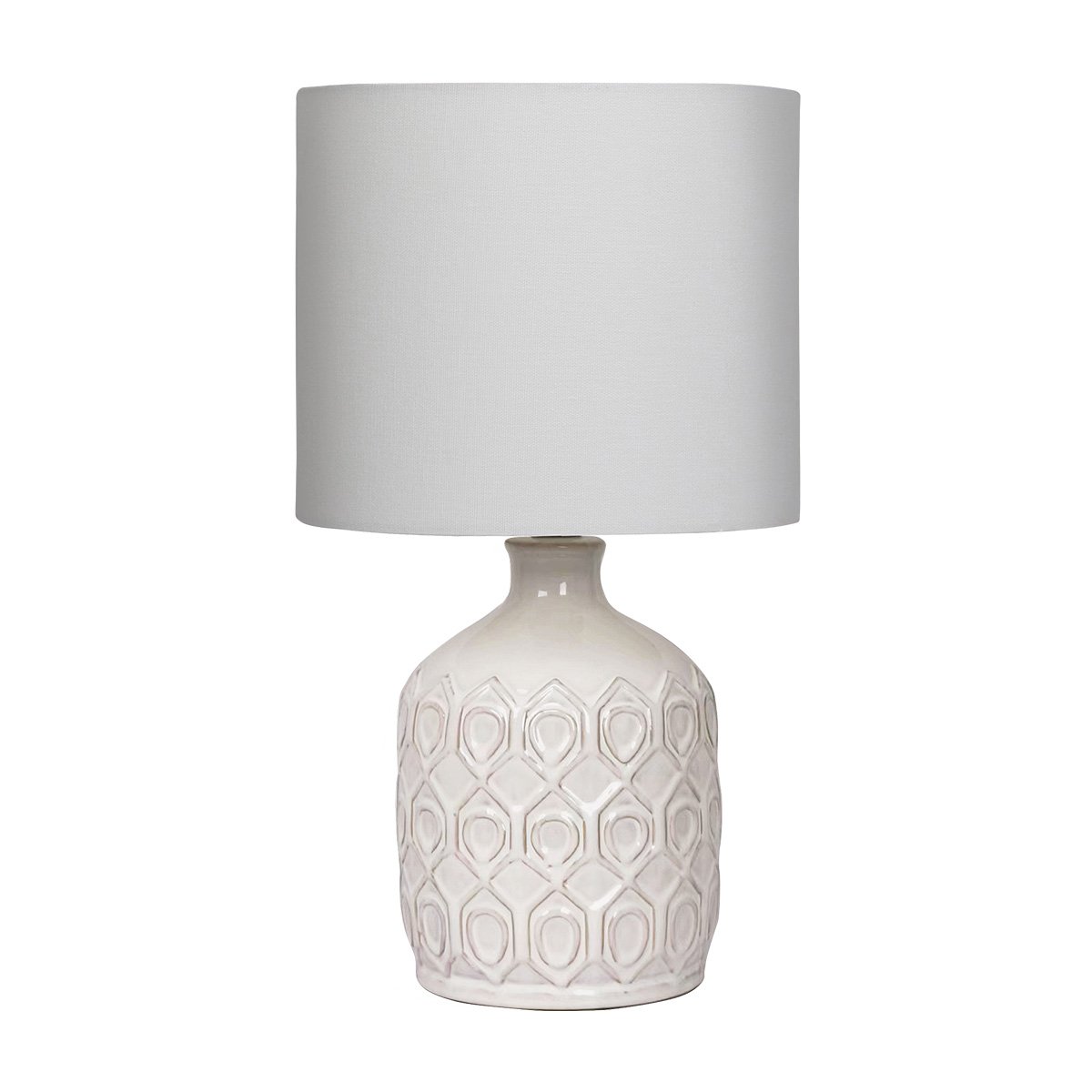 Sarantino Ceramic Table Lamp In Cream - VogueDecor.au